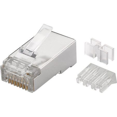 CONECTOR FTP RJ45 MACHO CAT 6A 10/U