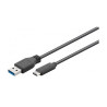 CABLE USB 3.0 USB-C (M) - USB-A (M) 3m