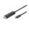 CABLE VIDEO USB-C 3.1 (M) - HDMI A (M) 4K 1.8m