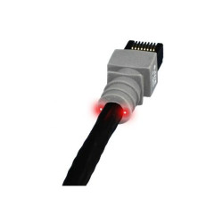 LATIGUILLO PATCHSEE UTP CAT6 FLEXIBLE 2Mts NEGRO