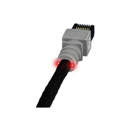 LATIGUILLO PATCHSEE UTP CAT6 FLEXIBLE 3.1Mts NEGRO