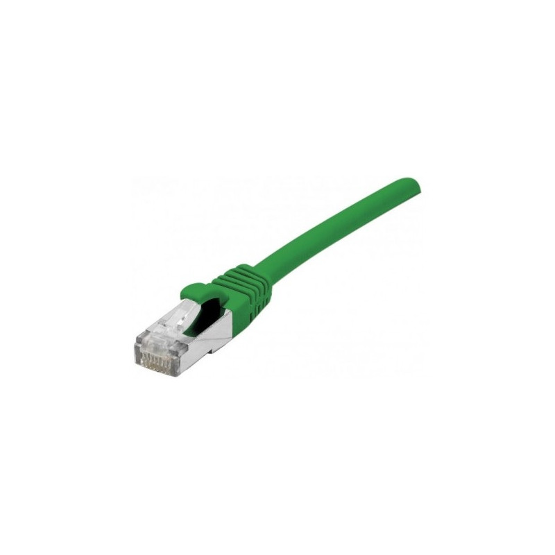 LATIGUILLO VERDE S/FTP  CAT-6A 3Mts LSZH SNAGLESS