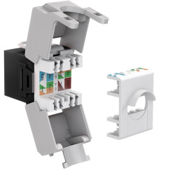 CONECTOR UTP RJ45 HEMBRA PANEL CAT6A