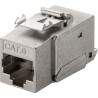 CONECTOR FTP RJ45 HEMBRA PANEL CAT-6