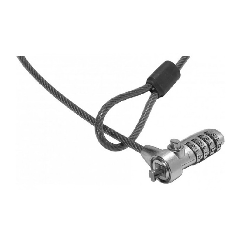 CABLE SEGURIDAD PARA PORTATIL COMBINACION 4 DIGITO