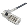 CABLE SEGURIDAD PORTATIL NANO COMBINA- 4 DIGITOS