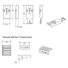 PACK 4/u CIERRE CONECTOR USB TIPO A + 1 LLAVE