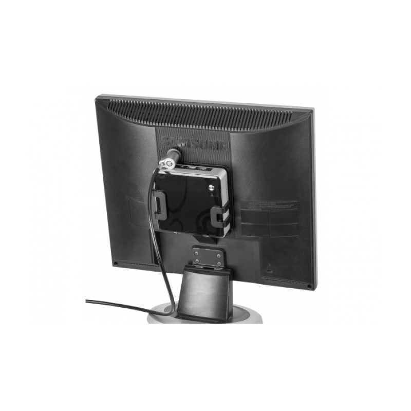 SOPORTE UNIVERSAL VESA, NUC + CABLE DE SEGURIDAD