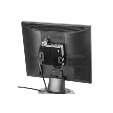 SOPORTE UNIVERSAL VESA, NUC + CABLE DE SEGURIDAD