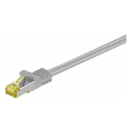 LATIGUILLO GRIS S/FTP CAT6A  500Mhz 7.5Mts LSZH