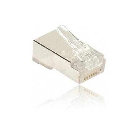 CONECTOR FTP RJ45 MACHO CAT 6 APANTALLADO BOLSA 10
