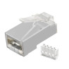 CONECTOR FTP RJ45 MACHO CAT 6 APANT+GUIA PACK 10U