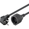 CABLE PROLONGADOR SCHUKO M - H 5 Mts. NEGRO