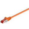 LATIGUILLO NARANJA S/FTP CAT6 FLEXIBLE LSZH 0.25M
