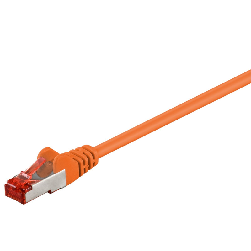 LATIGUILLO NARANJA S/FTP CAT6 FLEXIBLE LSZH 2M