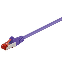 LATIGUILLO MORADO S/FTP CAT6 FLEXIBLE 3Mts. PiMF