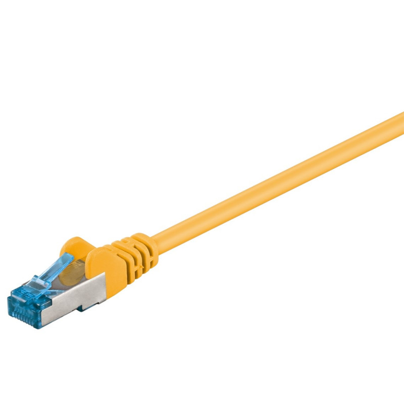 LATIGUILLO AMARILLO S/FTP CAT6A 0.5Mts LSZH