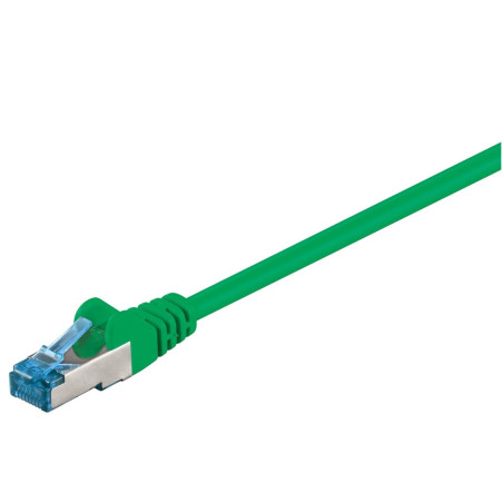LATIGUILLO VERDE S/FTP CAT6A 0.5Mts LSZH
