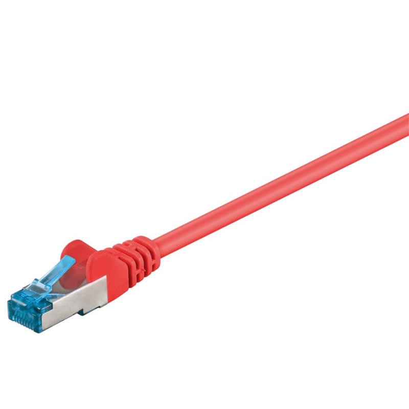 LATIGUILLO ROJO S/FTP CAT6A 1Mts LSZH