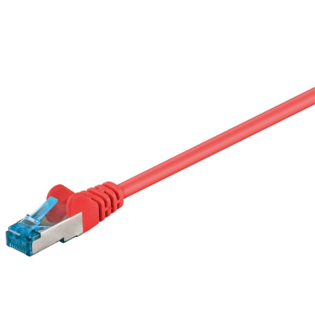 LATIGUILLO ROJO S/FTP CAT6A 1Mts LSZH