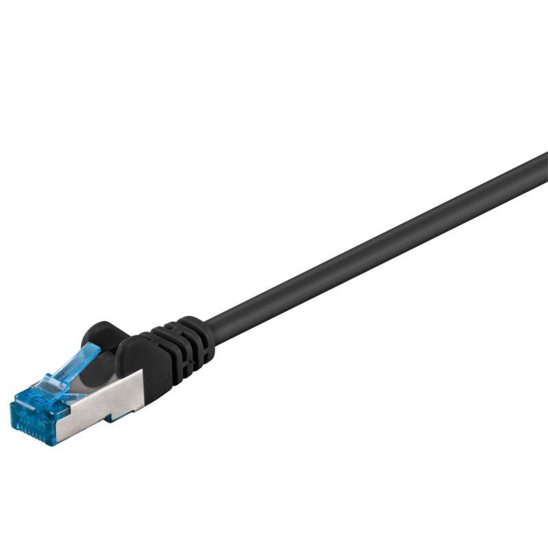 LATIGUILLO NEGRO S/FTP CAT6A 1Mts LSZH
