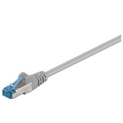 LATIGUILLO GRIS S/FTP CAT6A 2Mts LSZH