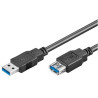 CABLE EXTENSION USB 3.0 A(M)-A(H) 1.8 MTS.