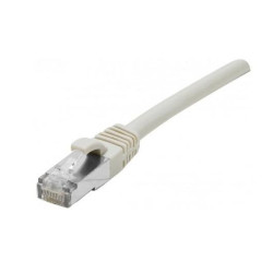 LATIGUILLO BLANCO S/FTP CAT6A 0.25Mts LSZH