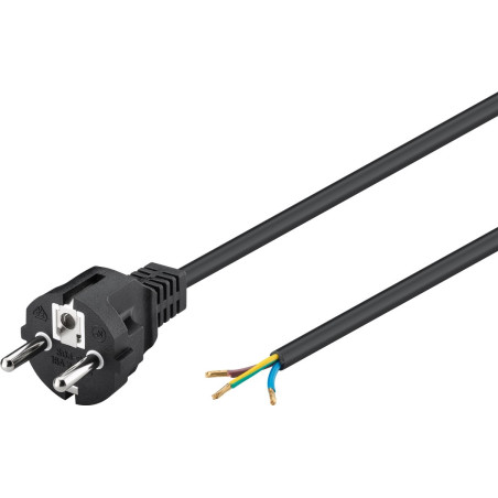 CABLE DE ALIMENTACIONRED SCHUCKO - PUNTAS 2m