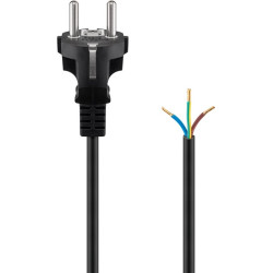 CABLE DE ALIMENTACIONRED SCHUCKO - PUNTAS 2m