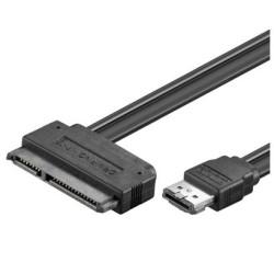 CABLE eSATA POWER - SATA DATOS + ALIMENTACION 2Mtr