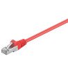 LATIGUILLO ROJO S/FTP CAT6 FLEXIBLE CCA  0.25M