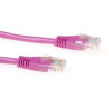 LATIGUILLO ROSA UTP FLEXIBLE CAT6  3Mts.