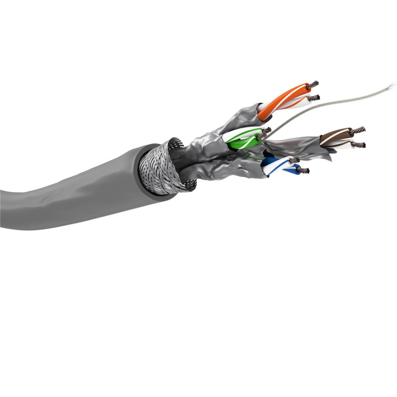 BOBINA 305Mts CABLE S/FTP FLEXIBLE CAT-6 CCA