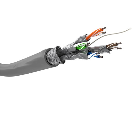 BOBINA 305Mts CABLE S/FTP FLEXIBLE CAT-6 CCA