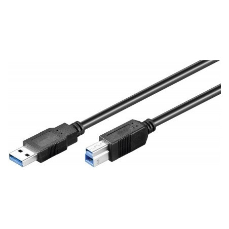 CABLE CONEXIÓN USB 3.0 A-B  0.25 MTS