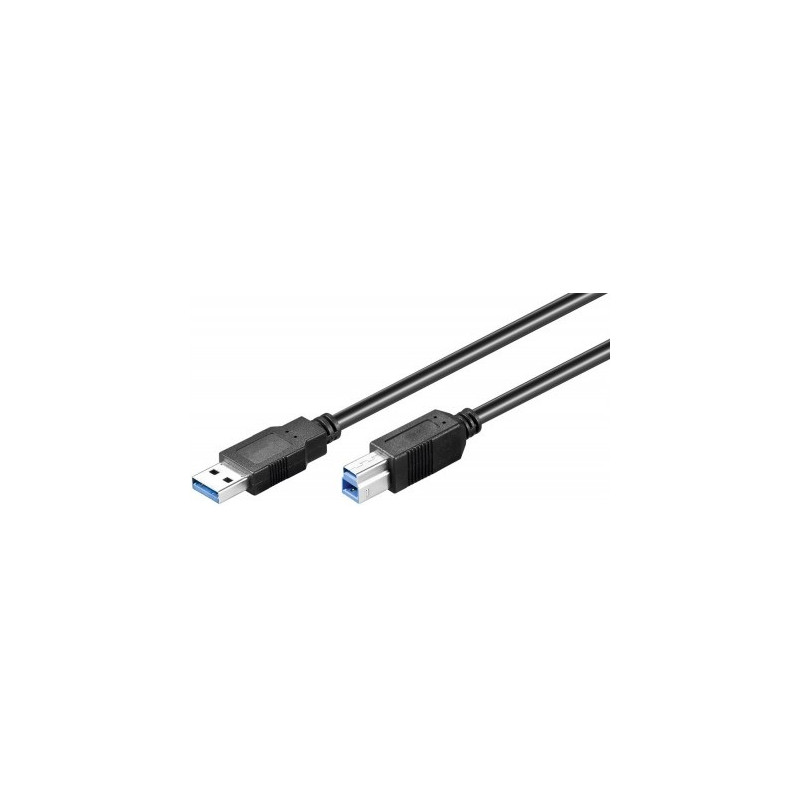 CABLE CONEXIÓN USB 3.0 A-B  0.5 MTS