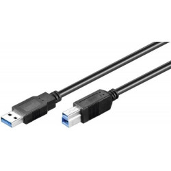CABLE CONEXIÓN USB 3.0 A-B  0.5 MTS