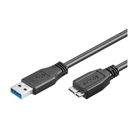 CABLE CONEXIÓN USB 3.0 A(M)-MICRO USB B (M) 0.5Mt