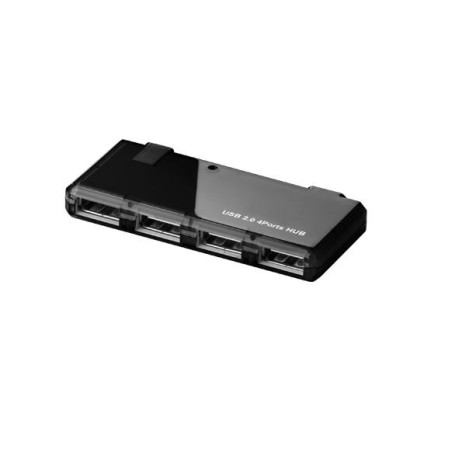 HUB USB 2.0  4 PUERTOS CON ALIMENTADOR EXTERNO