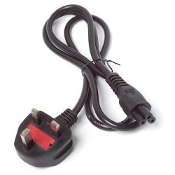 CABLE DE ALIMENTACION PORTATIL (TREBOL) 1.8Mts UK