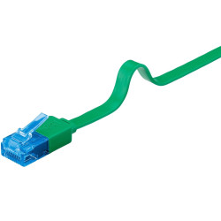 LATIGUILLO VERDE UTP CAT6A FLEXIBLE 2Mts. PLANO