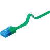 LATIGUILLO VERDE UTP CAT6A FLEXIBLE 2Mts. PLANO