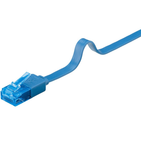 LATIGUILLO AZUL UTP CAT6A FLEXIBLE 3Mts. PLANO
