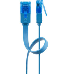 LATIGUILLO AZUL UTP CAT6A FLEXIBLE 3Mts. PLANO