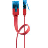 LATIGUILLO ROJO UTP CAT6A FLEXIBLE 3M PLANO
