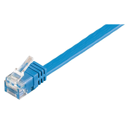 LATIGUILLO AZUL UTP CAT6 FLEXIBLE 3Mts. PLANO