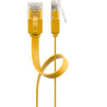LATIGUILLO AMARILLO UTP CAT6 FLEXIBLE 3Mts. PLANO