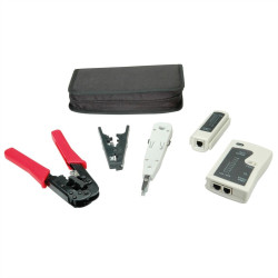 KIT MAQUINAS DE CRIMPAR + TEXTER J11-RJ12-RJ45