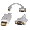 ADAPTADOR MINI DVI (M) - VGA 15 PINES (H)   0.2Mts